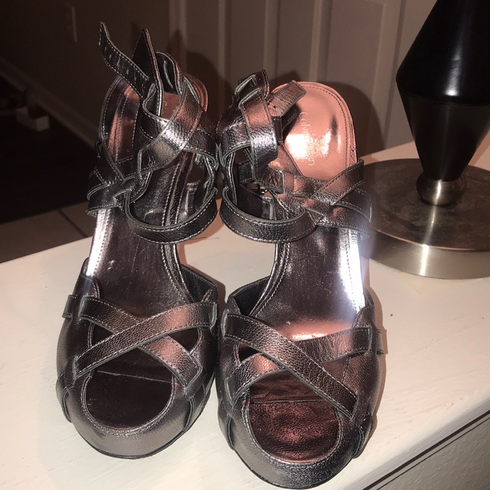 Calvin Klein strappy heels